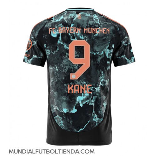 Camiseta Bayern Munich Harry Kane #9 Segunda Equipación Replica 2024-25 mangas cortas